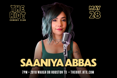 Saaniya Abbas Headlines The Riot Comedy Club